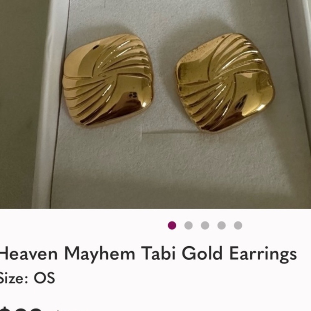 Heaven Mayhem Gold Earrings
